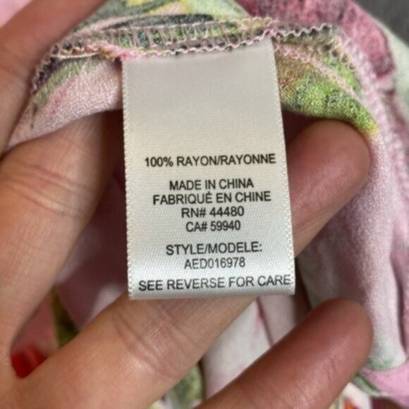 NWT AFRM Pink Joanna Smocked Waist Floral Mini Dress - Picture 6 of 7